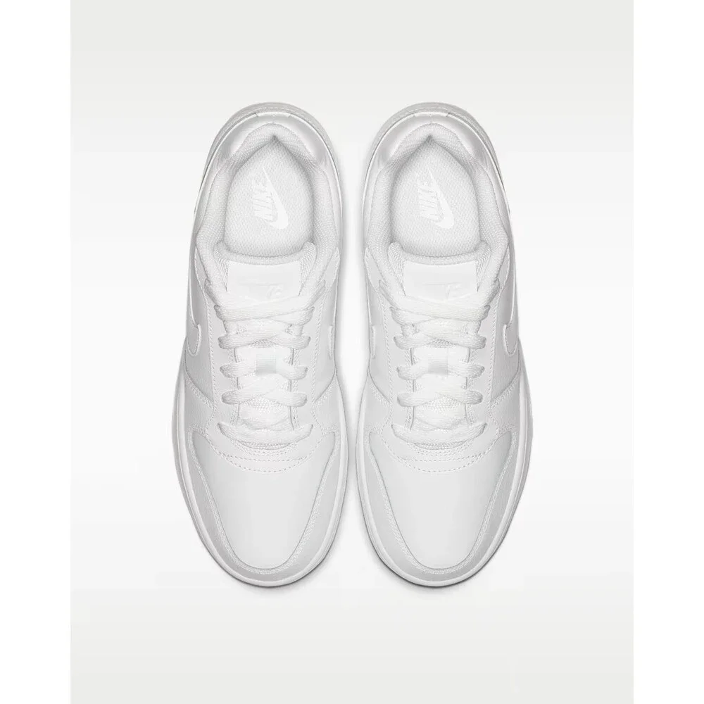 Nike Ebernon Low AQ1779-100 Sneakers Women's US 5 W White Leather Shoes HTAT1489